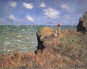 The Cliff Walk,Pourville, Claude Monet